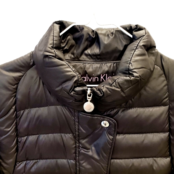 Calvin Klein Packable Women's Black Puffer Jacket (Size L) - Picture 2 of 6